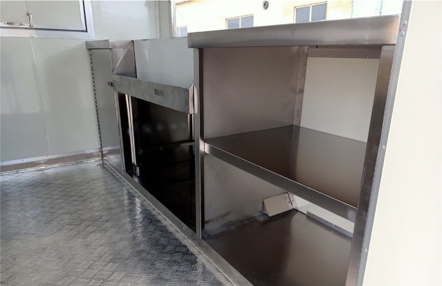 small mobile bar interior